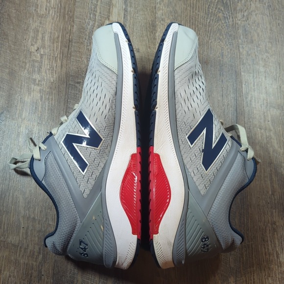 New Balance 847 Men's Size 13 2E MW847LG4 Walking Running Shoes Silver Gray Blue - Picture 10 of 14